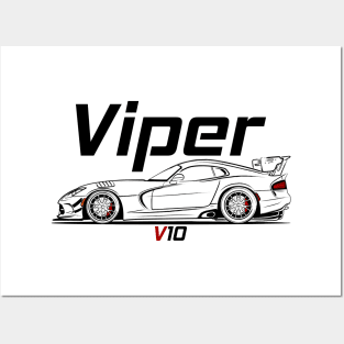 Racing Viper Muscle V10 Legend Posters and Art